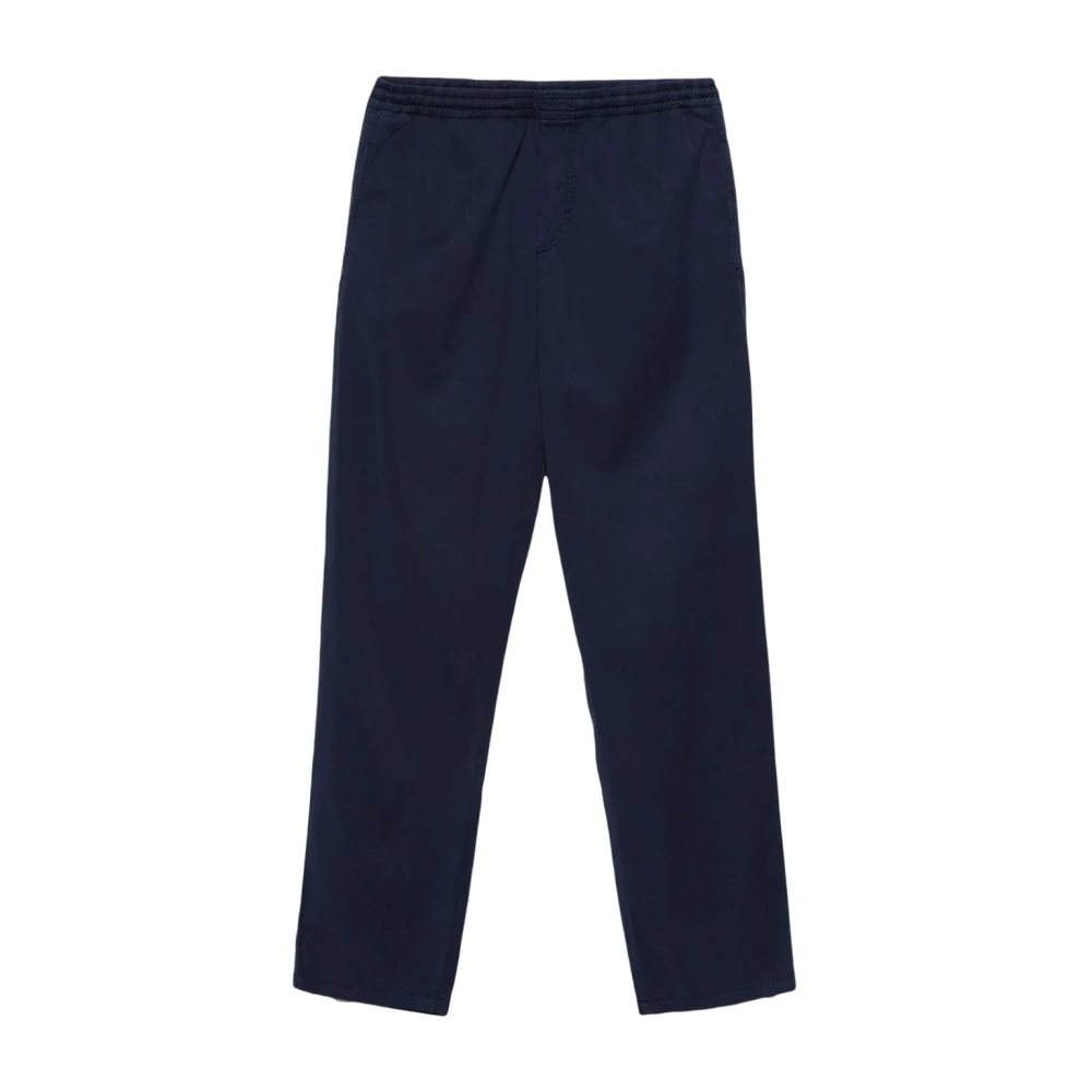 Aspesi Blauwe Katoenmix Tapered Broek Blue Heren