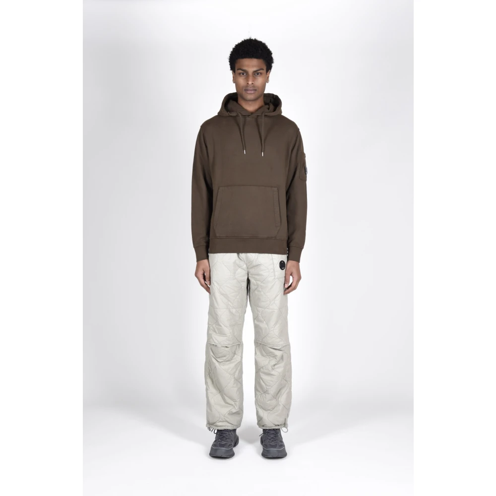 C.P. Company Katoenen sweatshirts voor mannen en vrouwen Green Heren