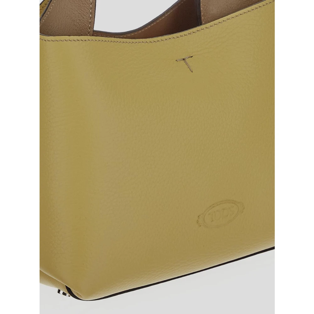 TOD'S Leren Micro Tas Green Dames