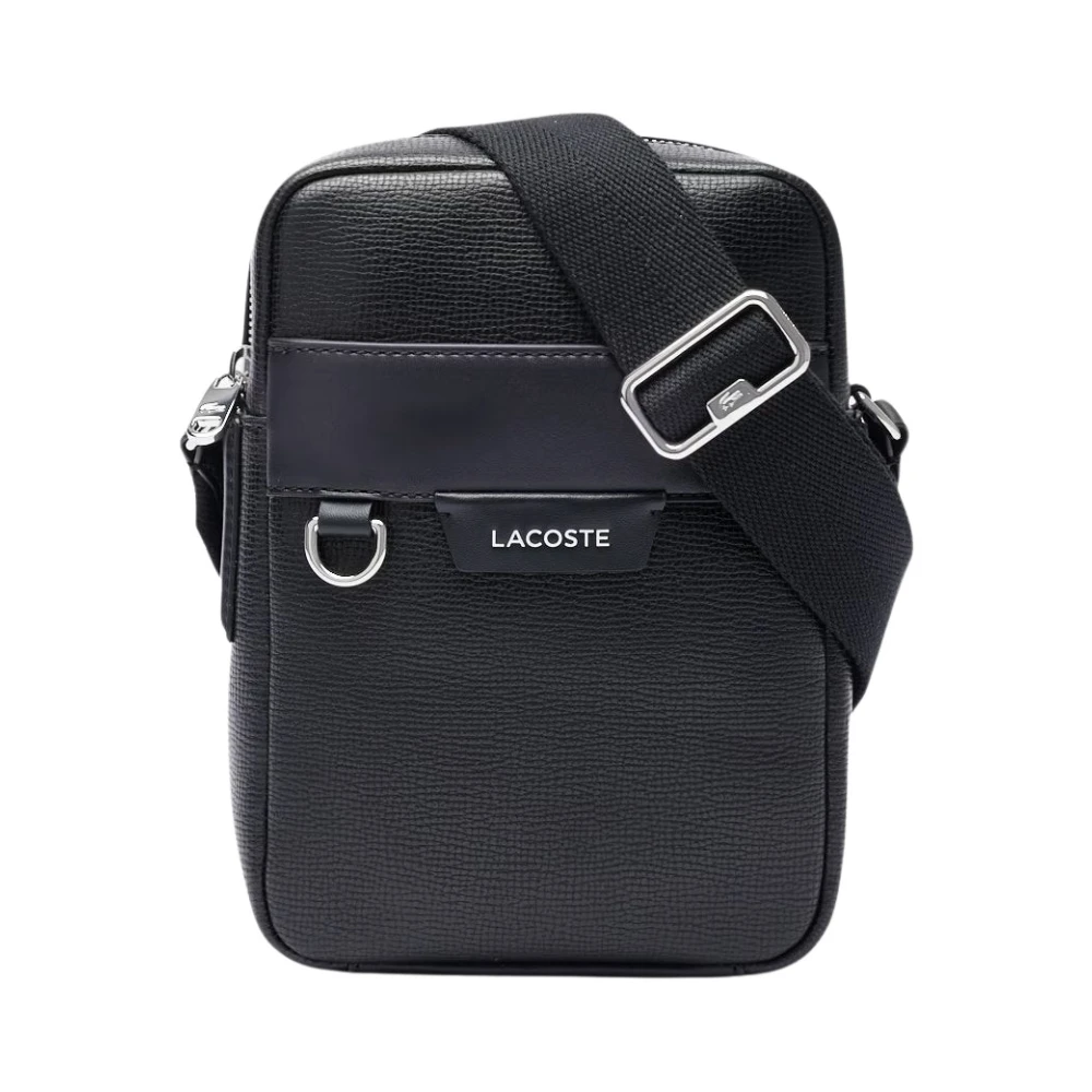 Lacoste Donna Nero Borse, Taglia Unica, New,