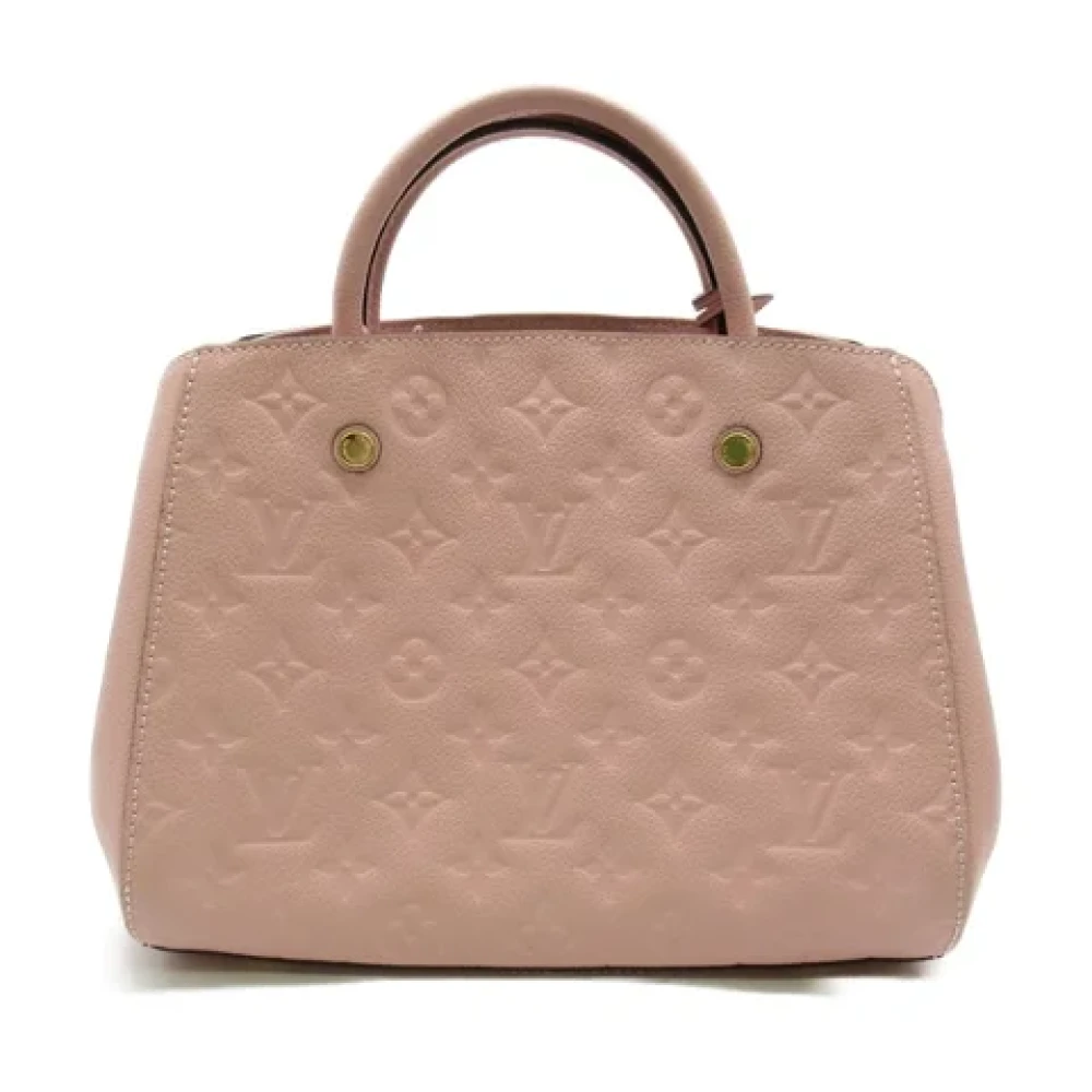 Louis Vuitton Vintage Pre-owned Leather crossbody-bags Pink Dames