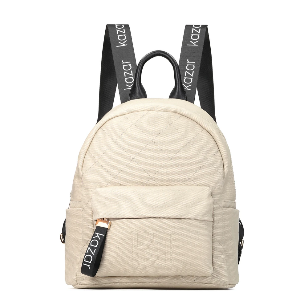 Kazar Dames beige en zwart rugzak Beige Dames