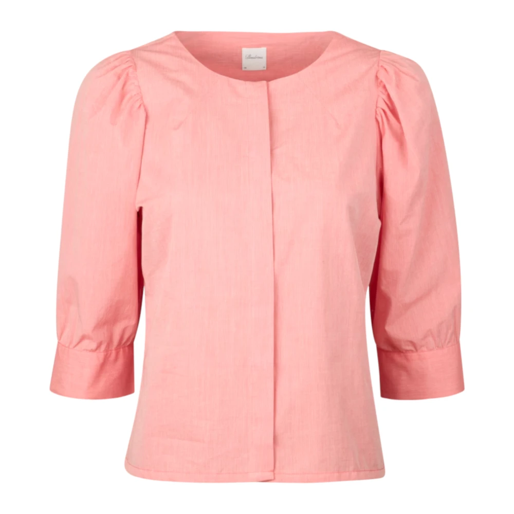 Stenströms Women's Red Striped Cotton Blouse - Blouses - L - Blouses & Shirts