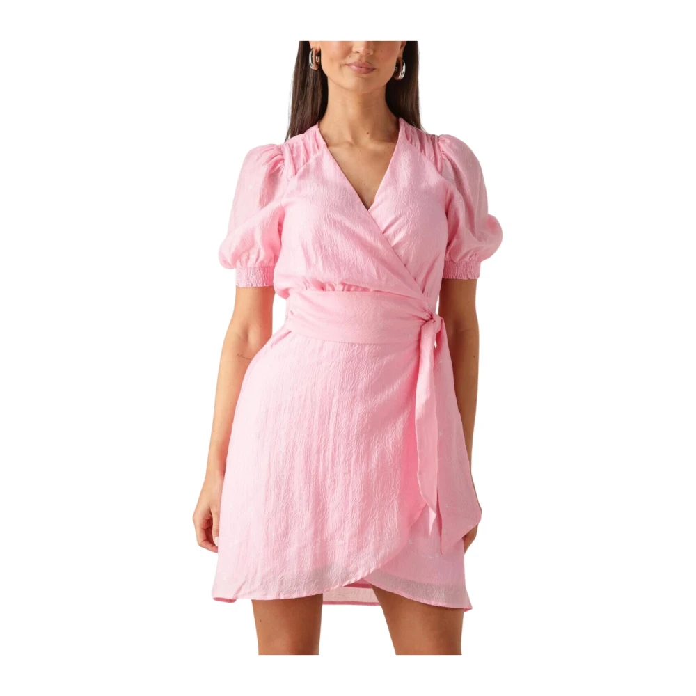 Freebird Vrouw Roze Kleedjes Dames, Xs, Blossom Mini Flow Jurk