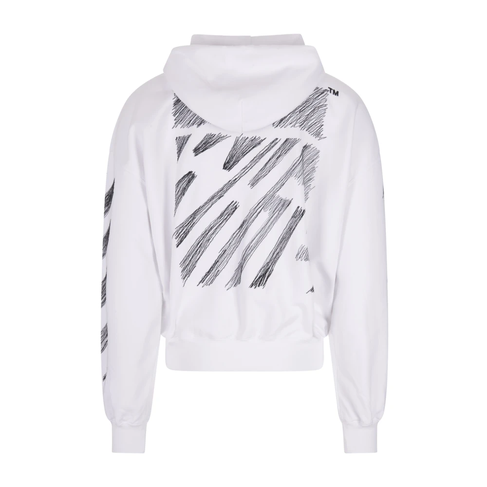 Off White Hoodie White Heren