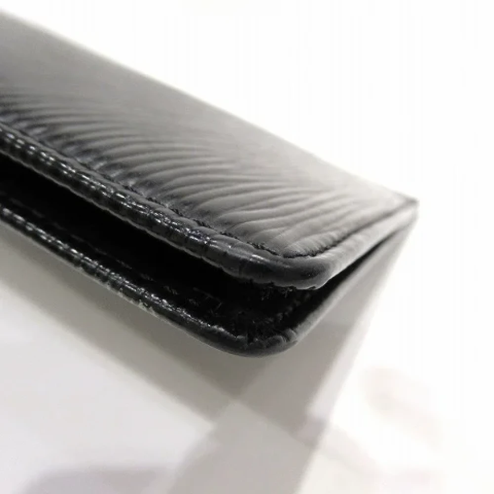Louis Vuitton Vintage Pre-owned Leather wallets Black Heren