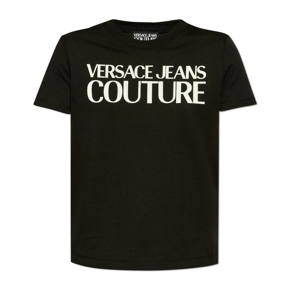 Versace Jeans Couture T-shirt met print Black Dames