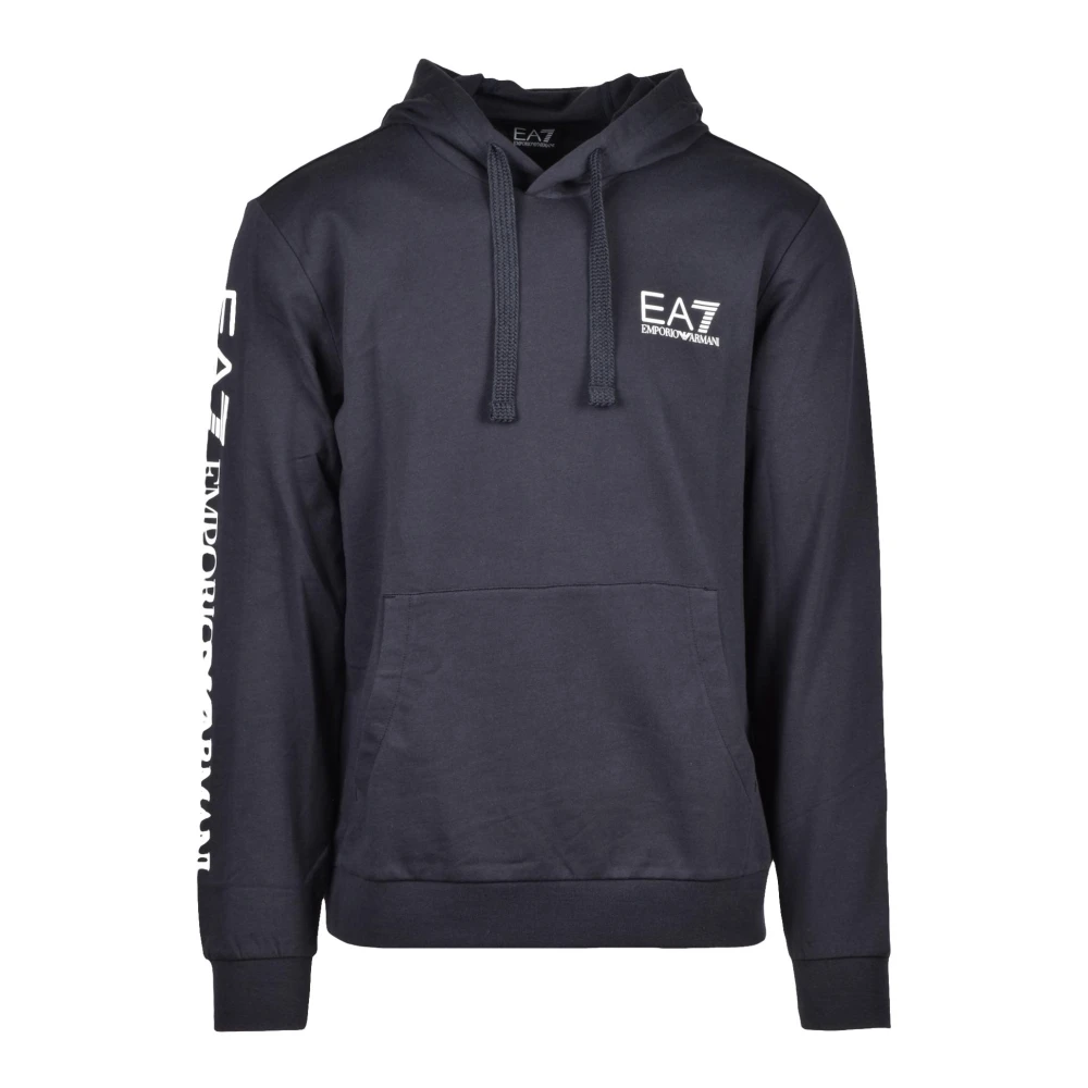 Emporio Armani EA7 Katoenen Sweatshirt Blue Heren