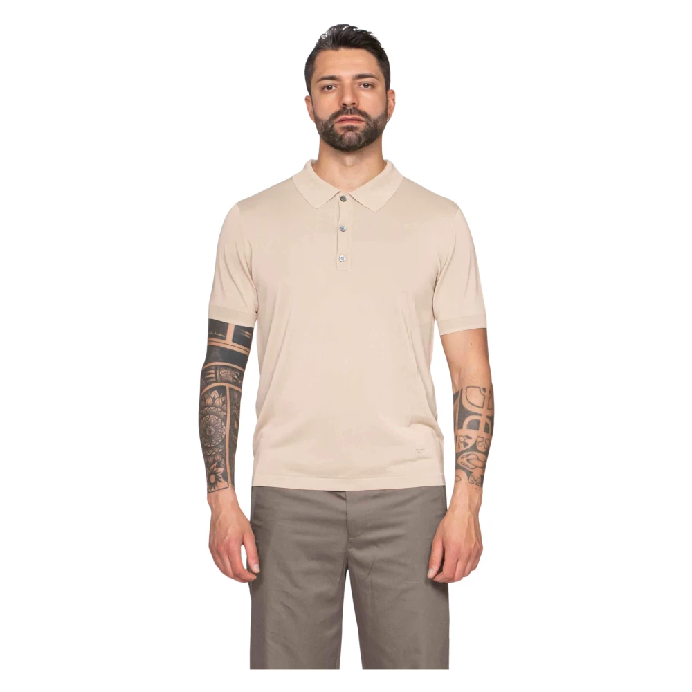 Emporio Armani Mannelijk Beige Tops Heren, L, Truien