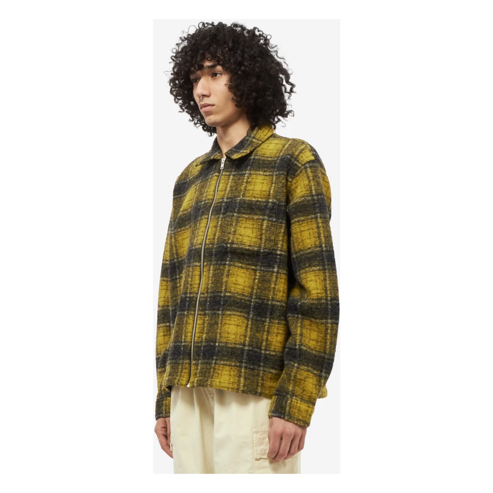Stüssy Geruite Wol Zip Jas Multicolor Heren