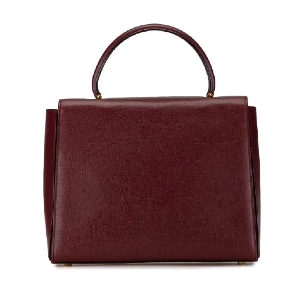 Cartier Vintage Pre-owned Leather totes Red Dames