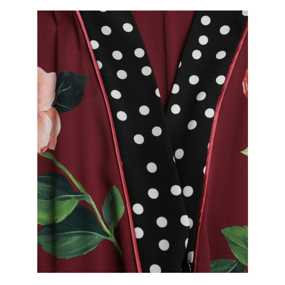 Dolce & Gabbana Bloemen Maxi Kaftan Jurk Multicolor Dames