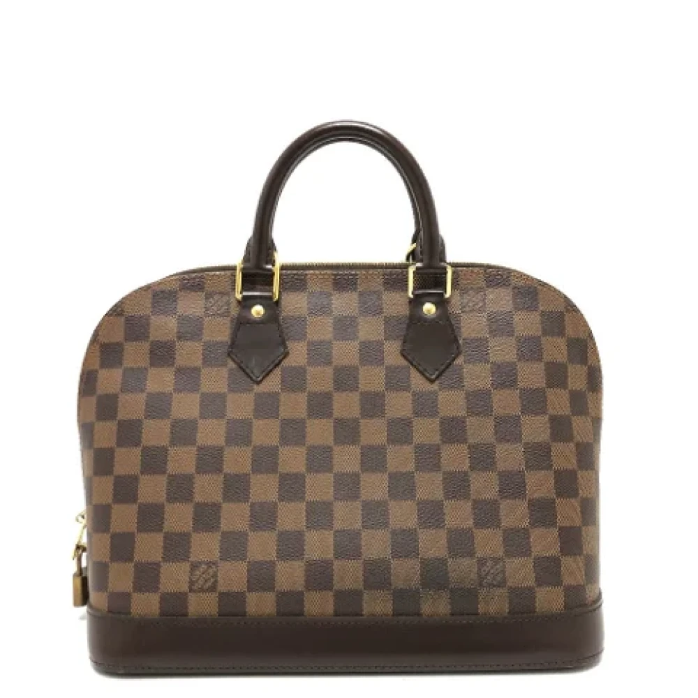 Louis Vuitton Vintage Pre-owned Cotton louis-vuitton-bags Brown Dames