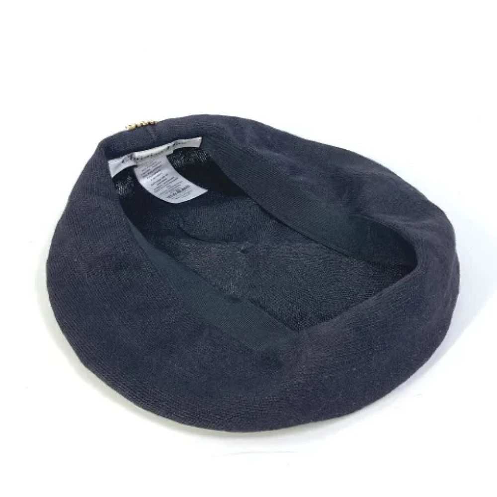 Dior Vintage Pre-owned Fabric hats Black Dames