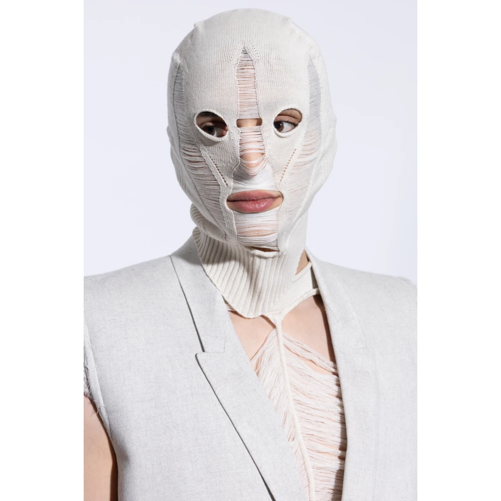 Rick Owens Wollen Bivakmuts Beige Heren