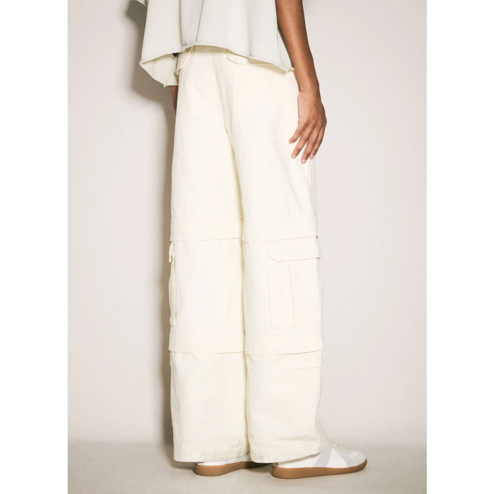 Entire Studios Canvas Cargo Broek Beige Heren