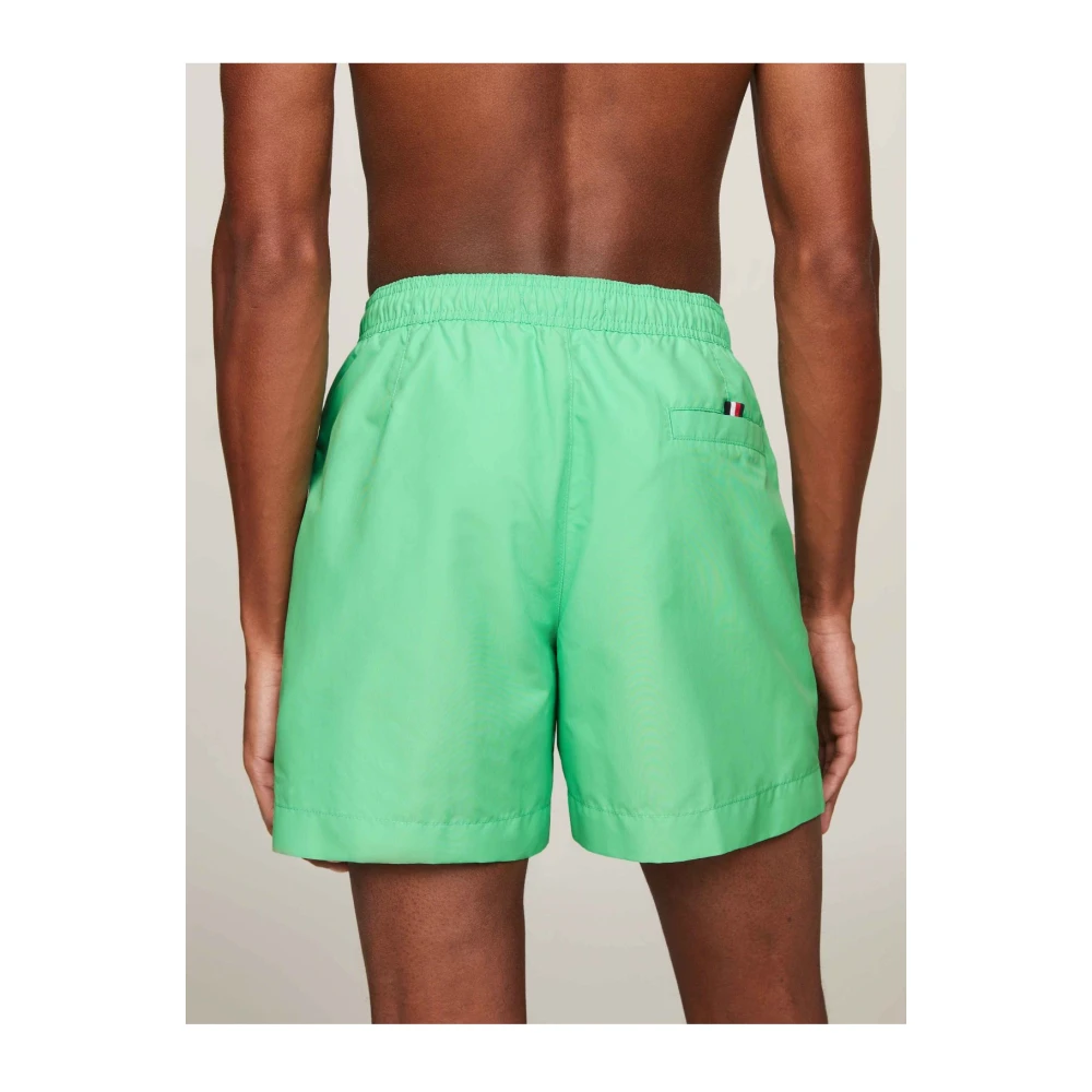 Tommy Jeans Geborduurde logo zwemshorts 1-delig badpak Green Heren