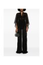 black-silk-chiffon-v-neck-jacket