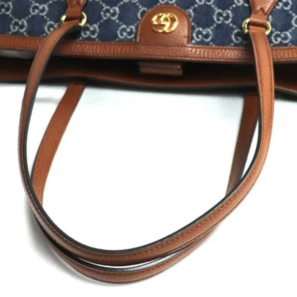 Gucci Vintage Pre-owned Denim gucci-bags Blue Dames