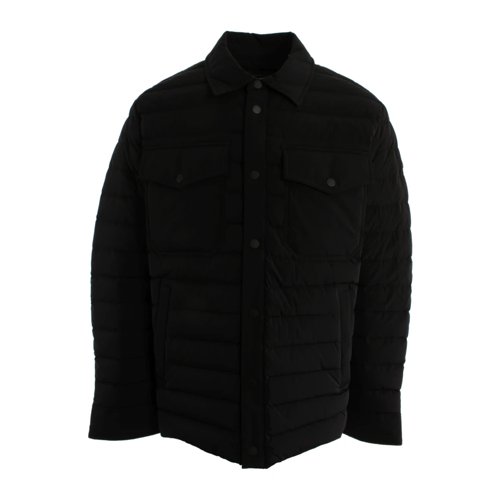Moose Knuckles Men's Black Lennox Shirt Jacket - Winter Jackets - Xl - Jackets