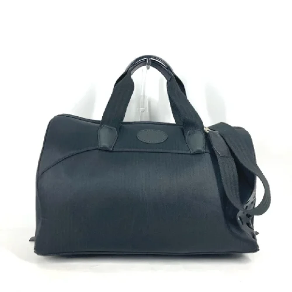 Hermès Vintage Pre-owned Fabric shoulder-bags Black Dames