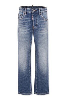 jean-en-denim-a-cinq-poches-avec-logo-rouge