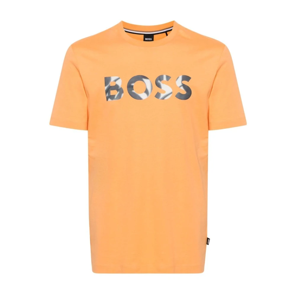 Hugo Boss Klassisk Bomull T-shirt Orange, Herr