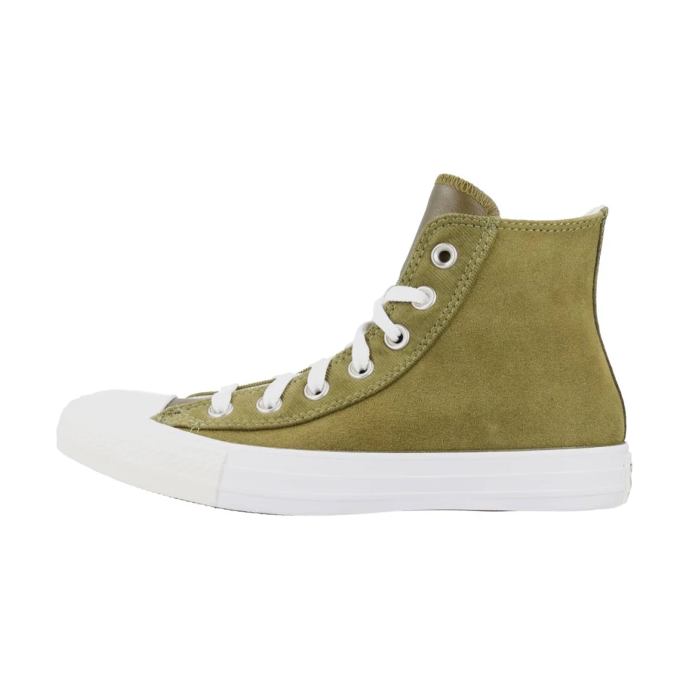 Converse Hoge Top Mode Sneakers Dames Schoenen Groen