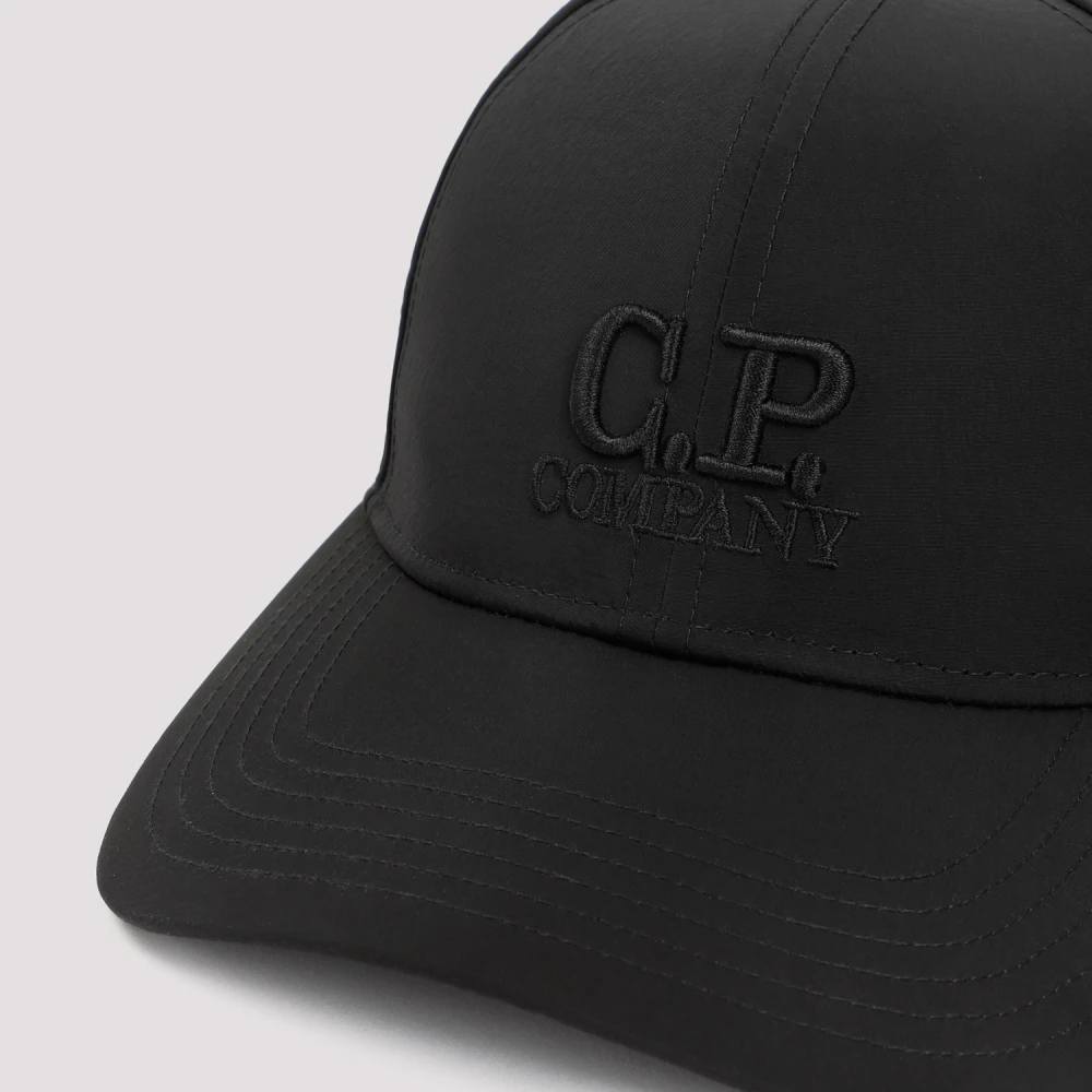 C.P. Company Chrome-R Logo Petten in Zwart Black Heren