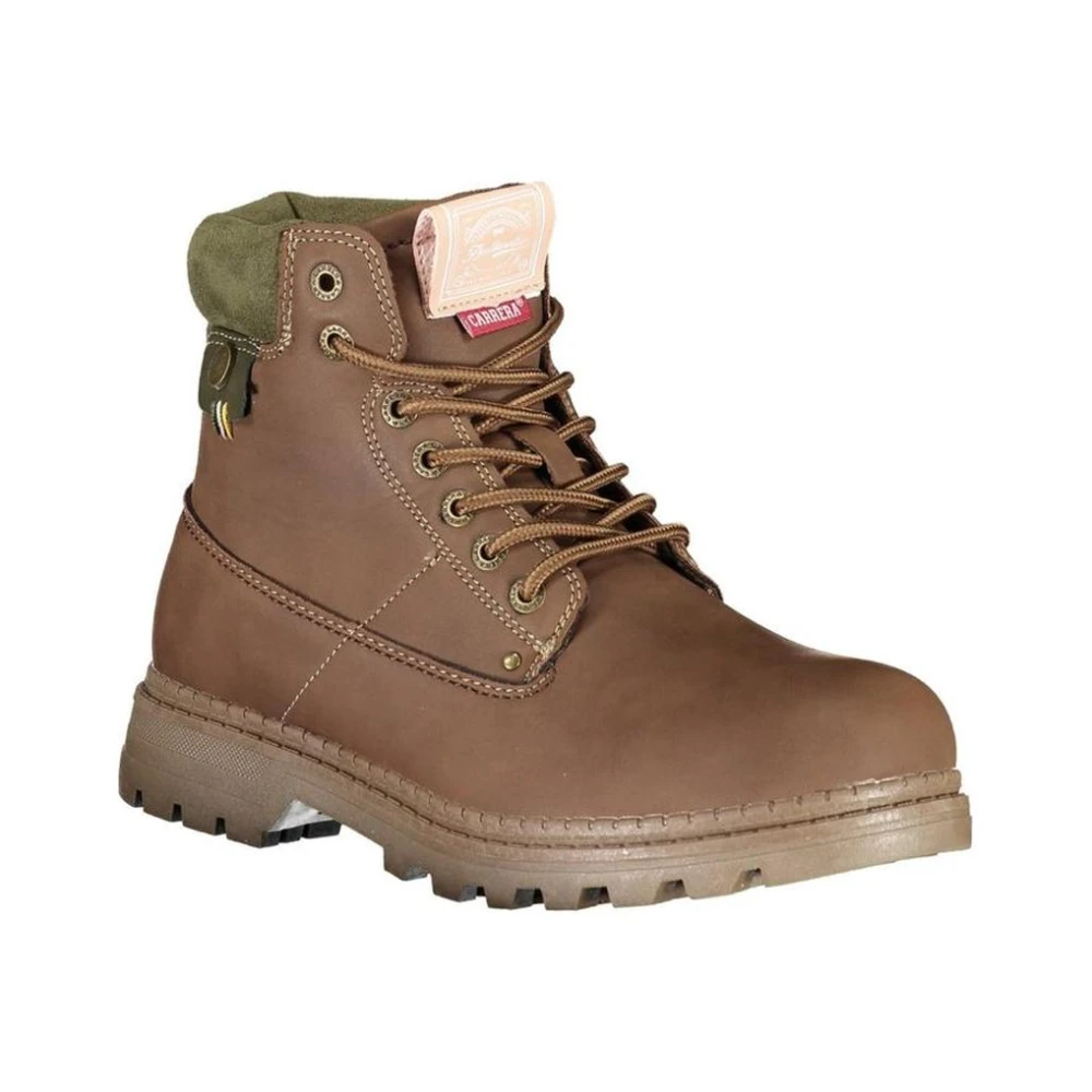 Carrera Women's Brown Hightop Boots With Nevada Mix