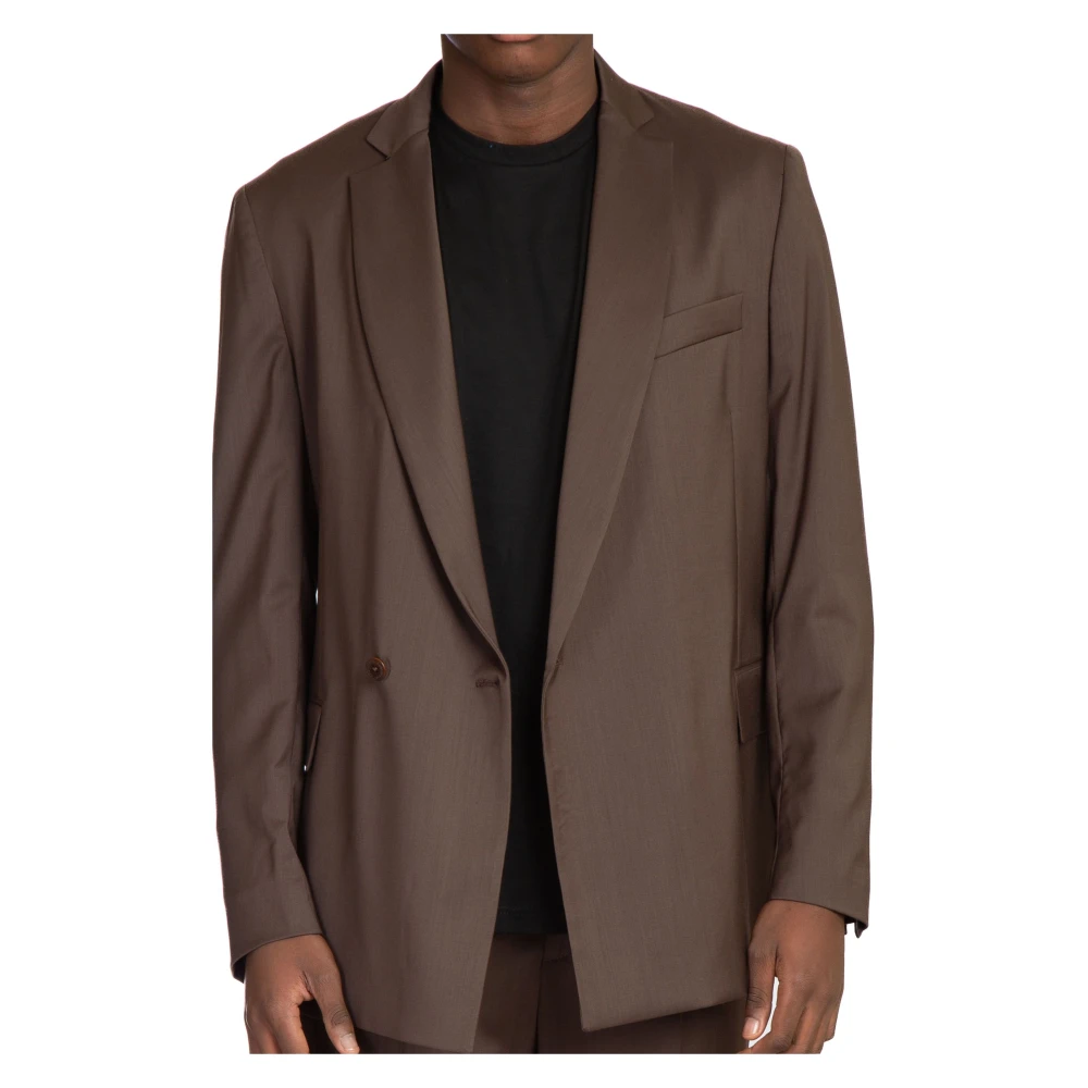 Costumein Single-Breast Blazer in 5650 Brown Heren