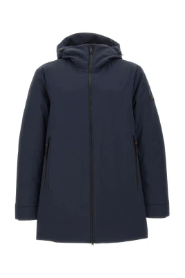Parkas med logotypmärke