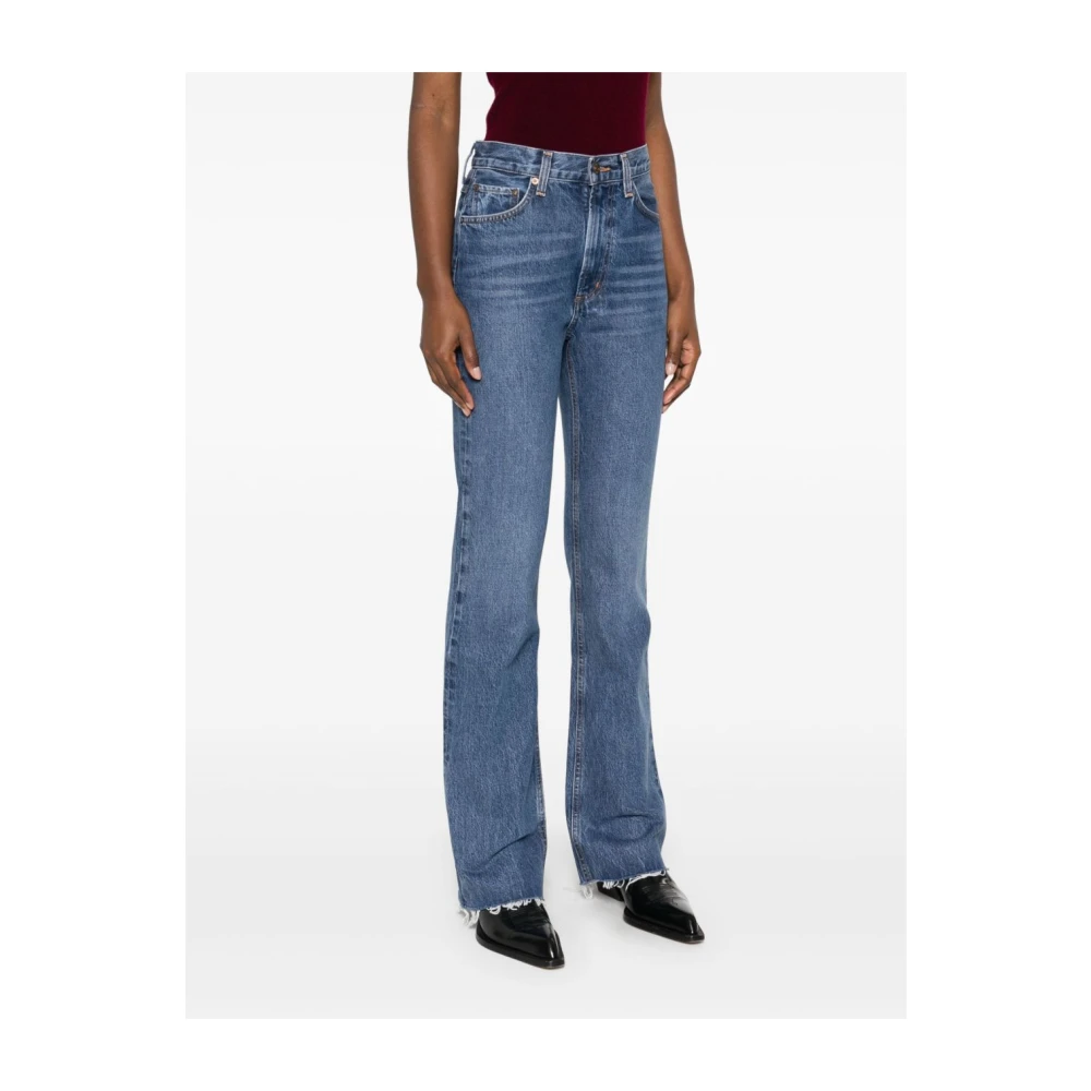 Agolde Stijlvolle Leena Placebo Jeans Blue Dames