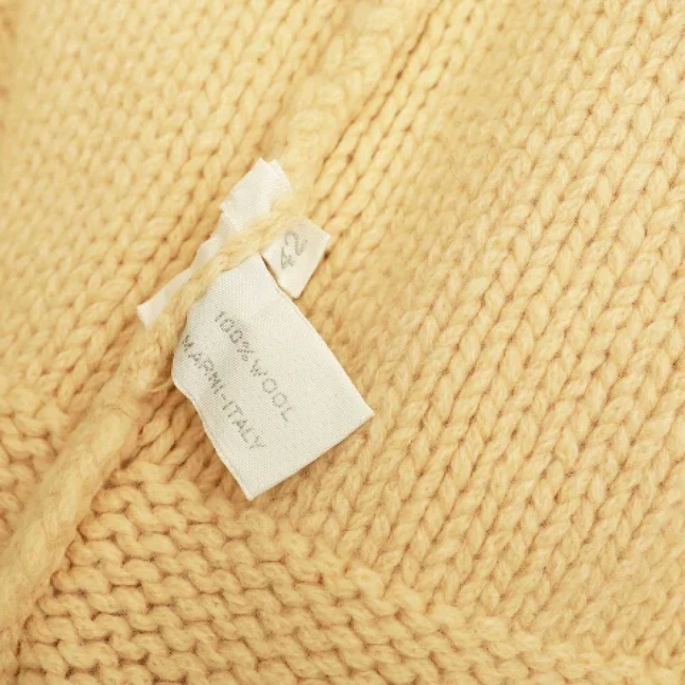 Marni Pre-owned Wool tops Beige Dames
