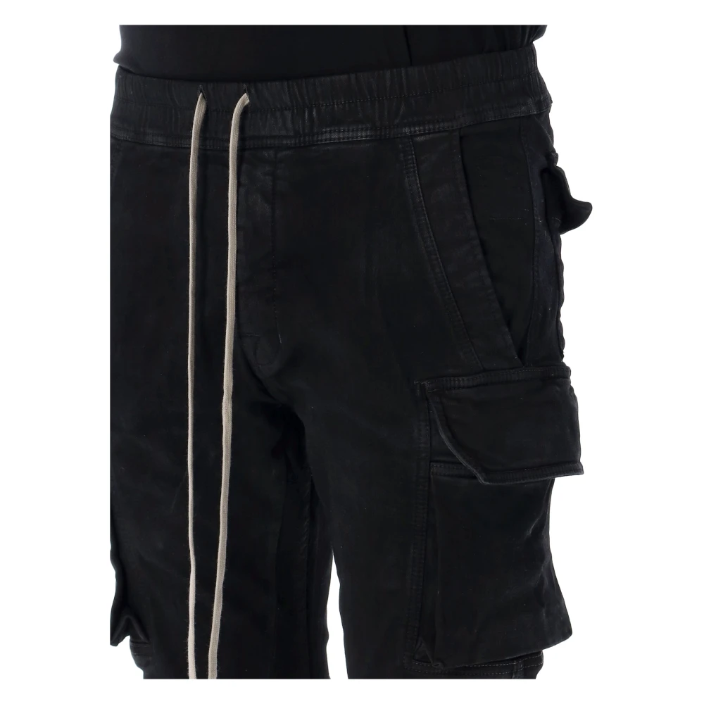 Rick Owens Zwarte Mastodon Cut Denim Broek Black Heren