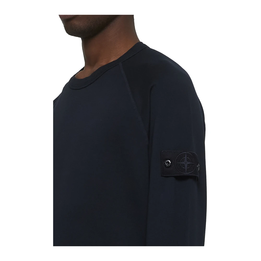 Stone Island Blauwe Sweaters voor Mannen Blue Heren