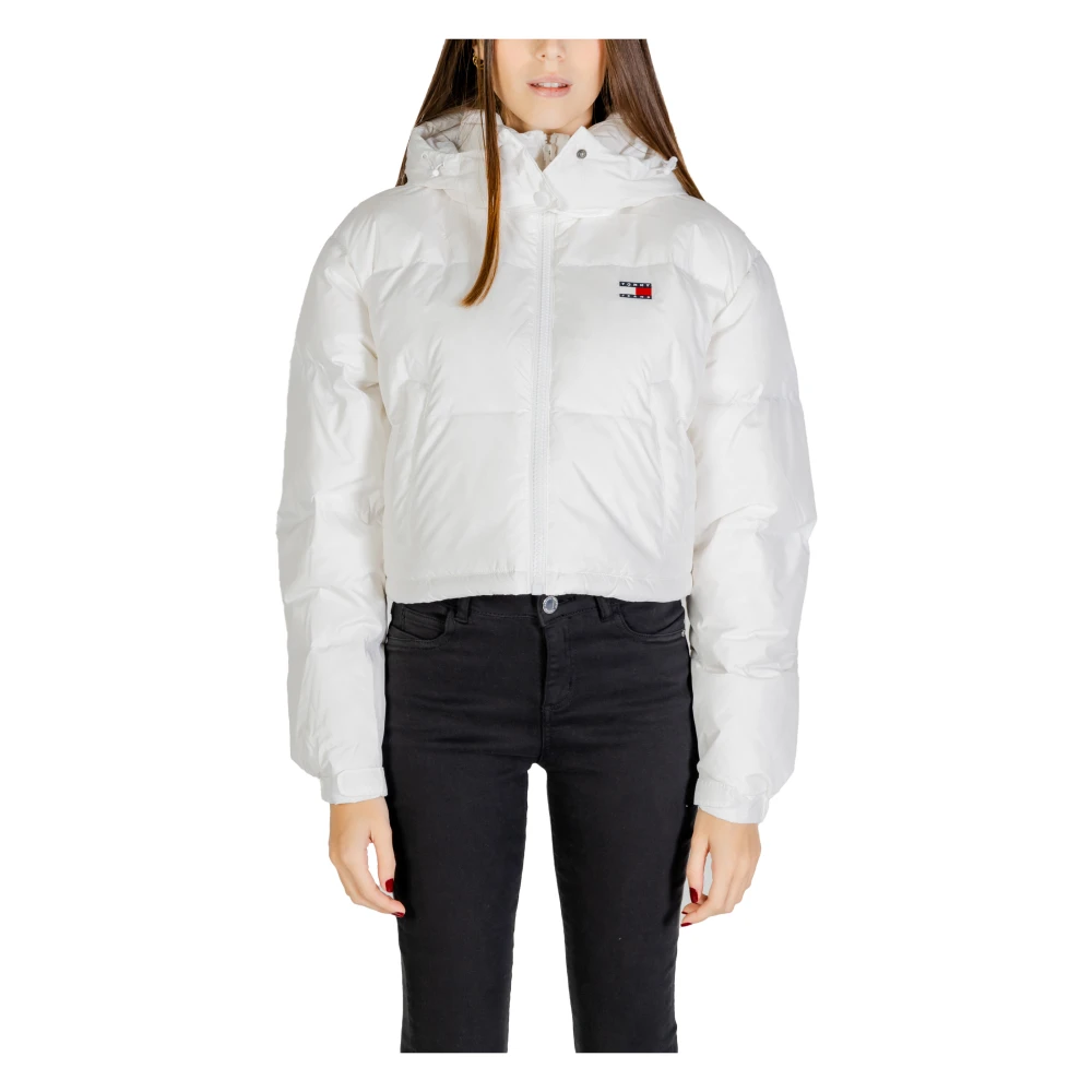 Tommy Jeans Alaska Dames Jassen en Mantels White Dames