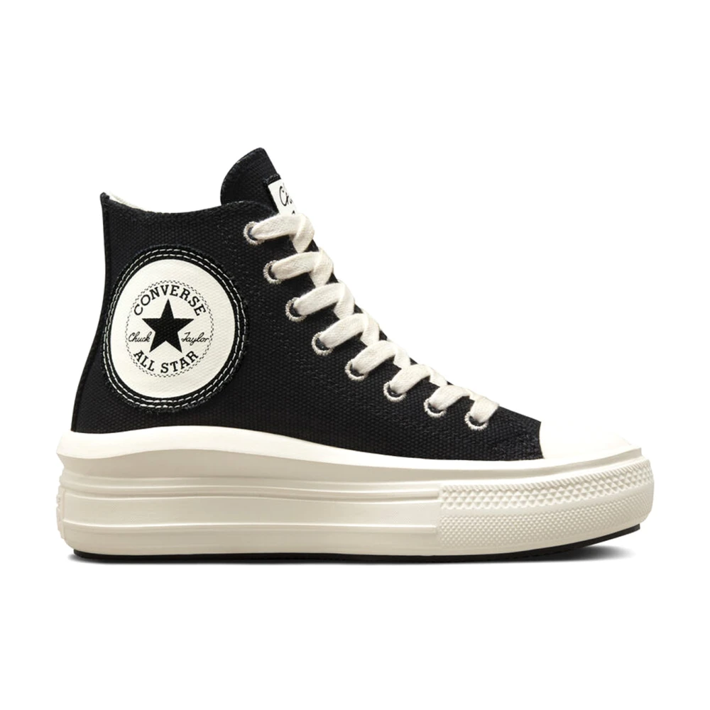 Converse Oversized Canvas Sneakers Black, Dam