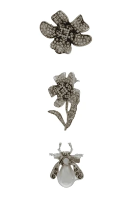 Tracey 3in1 Blommbroschen Set