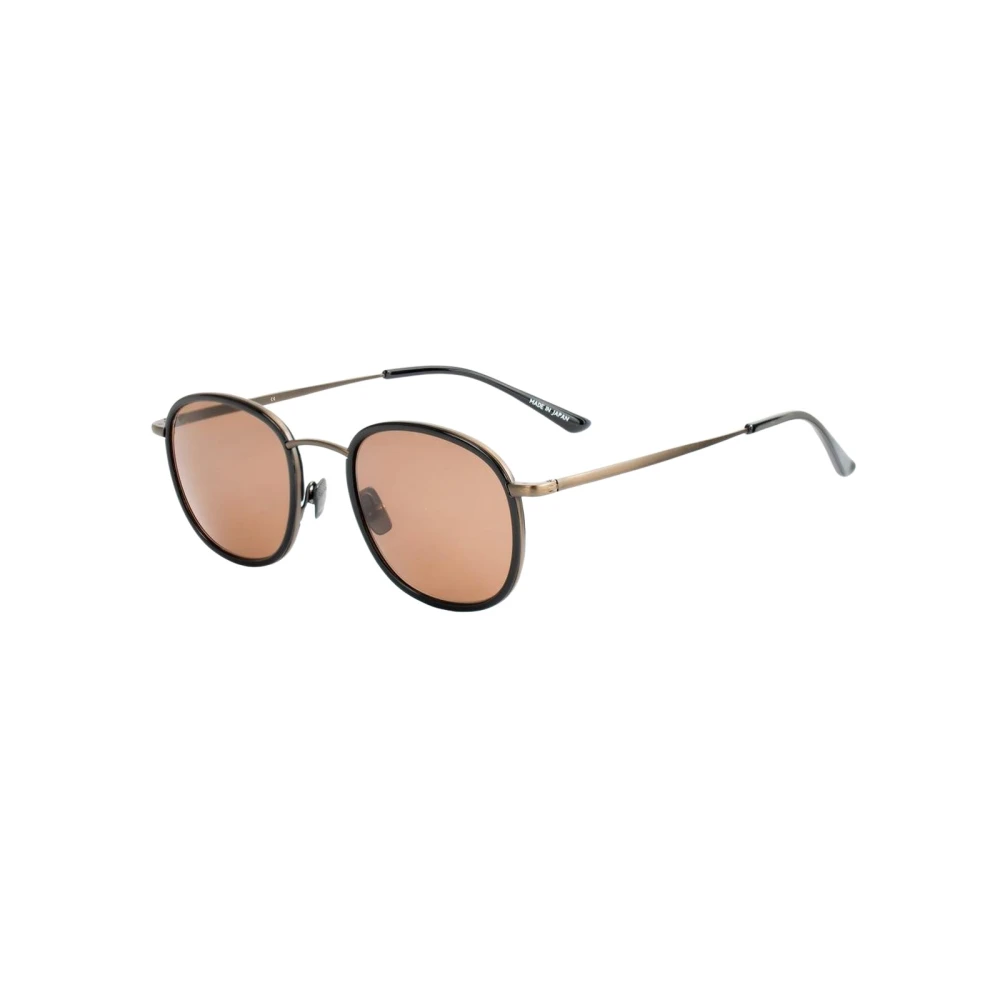 Belstaff Men's Brown Titanium Sunglasses With Polarized Lenses
