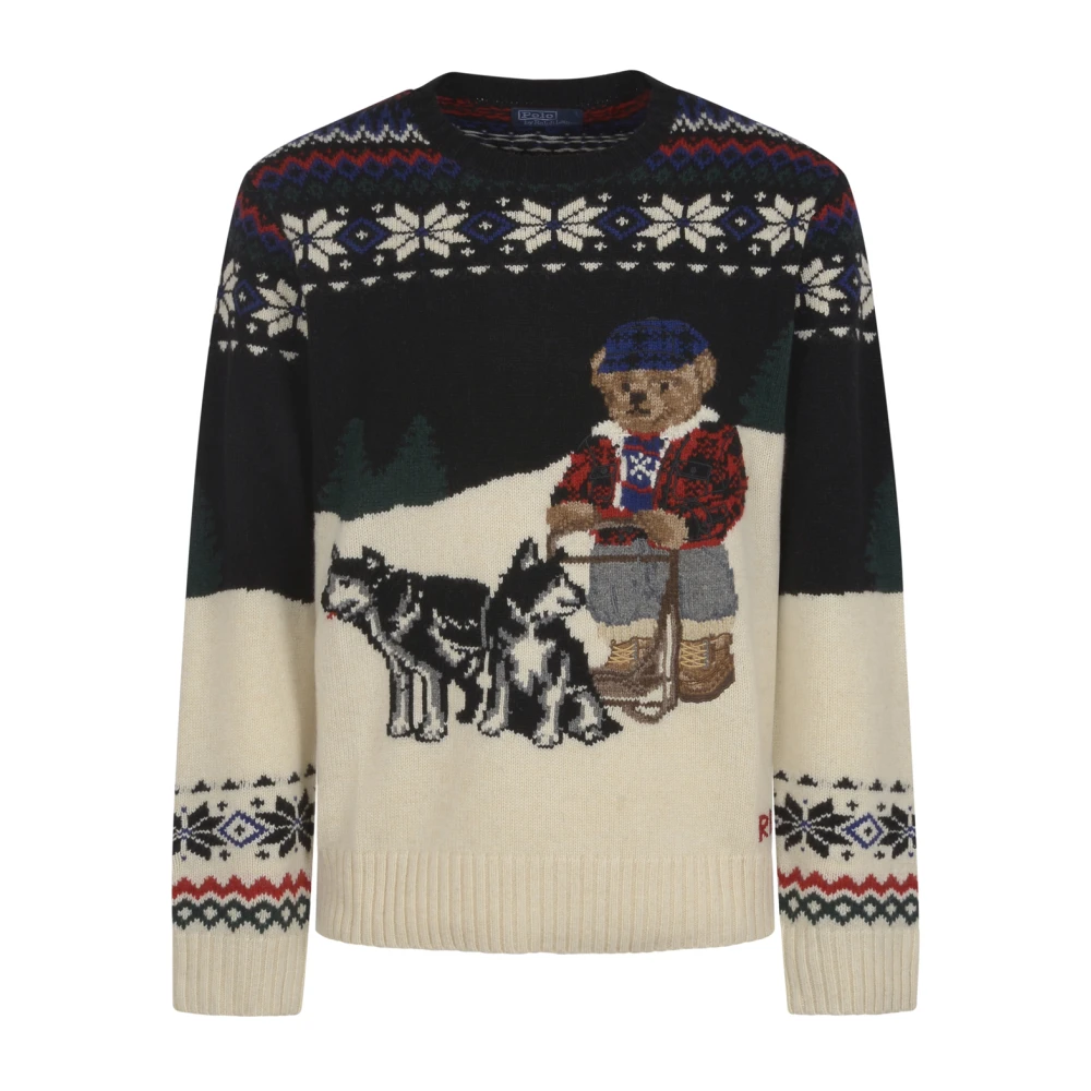 Ralph Lauren Fair Isle Polo Bear Sweater Multicolor Heren