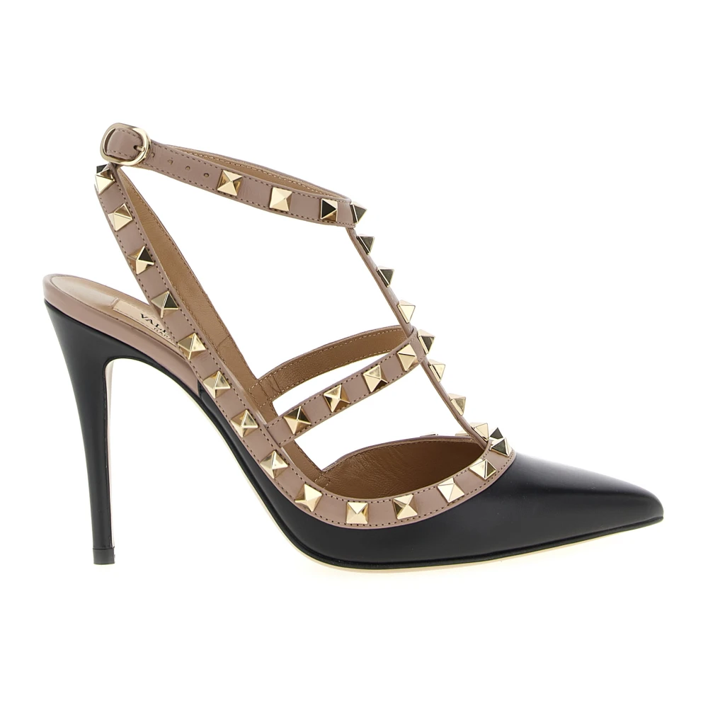 Valentino Garavani Women's Black Pumps, 6 Uk, Rockstud 100 Pump