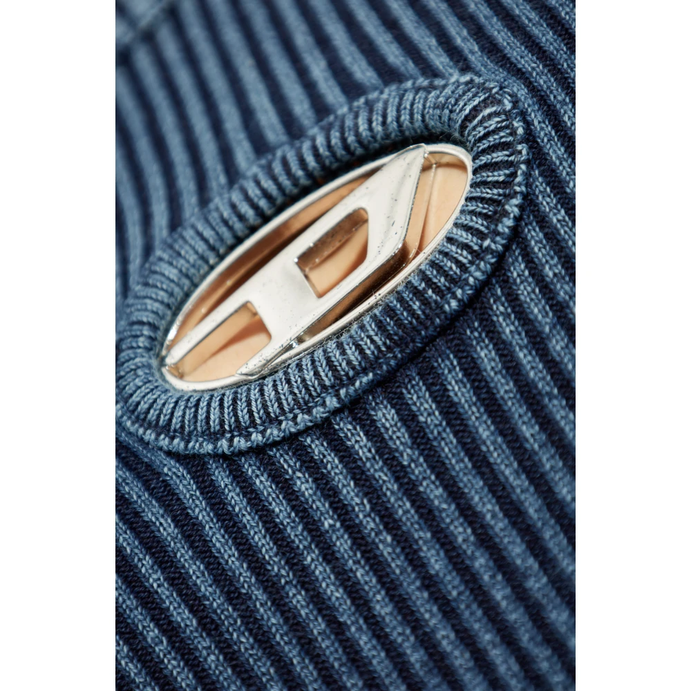 Diesel Lange mouwen T-shirt K-Darin-D Blue Heren