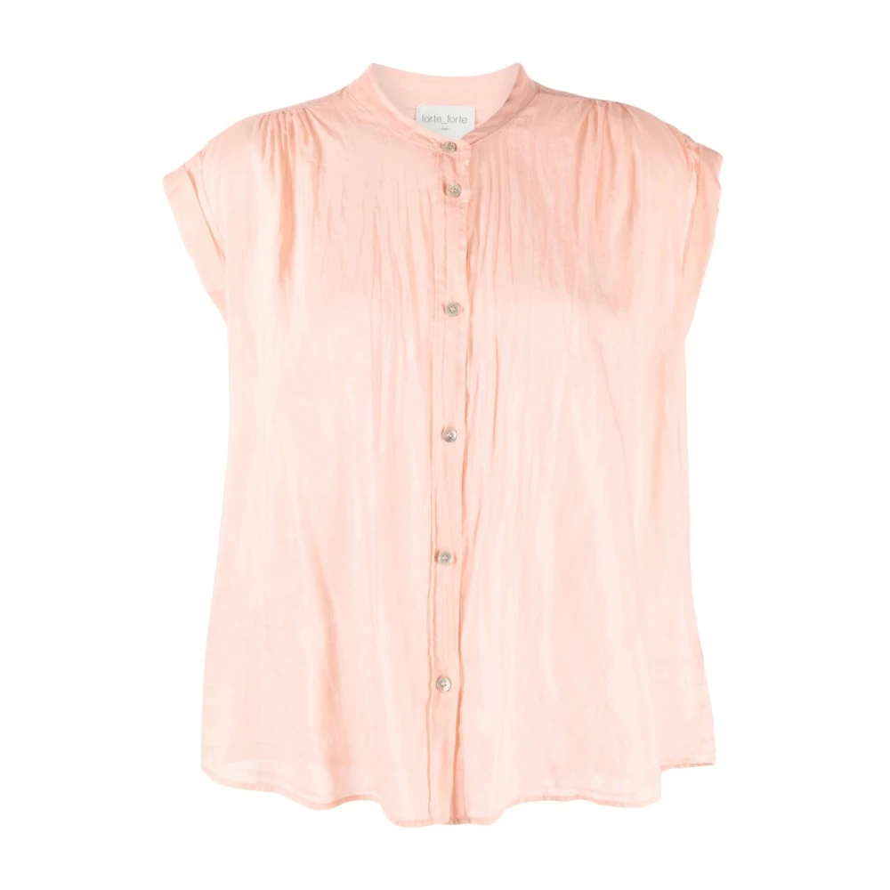 Forte Short Sleeve Shirts Pink Dames