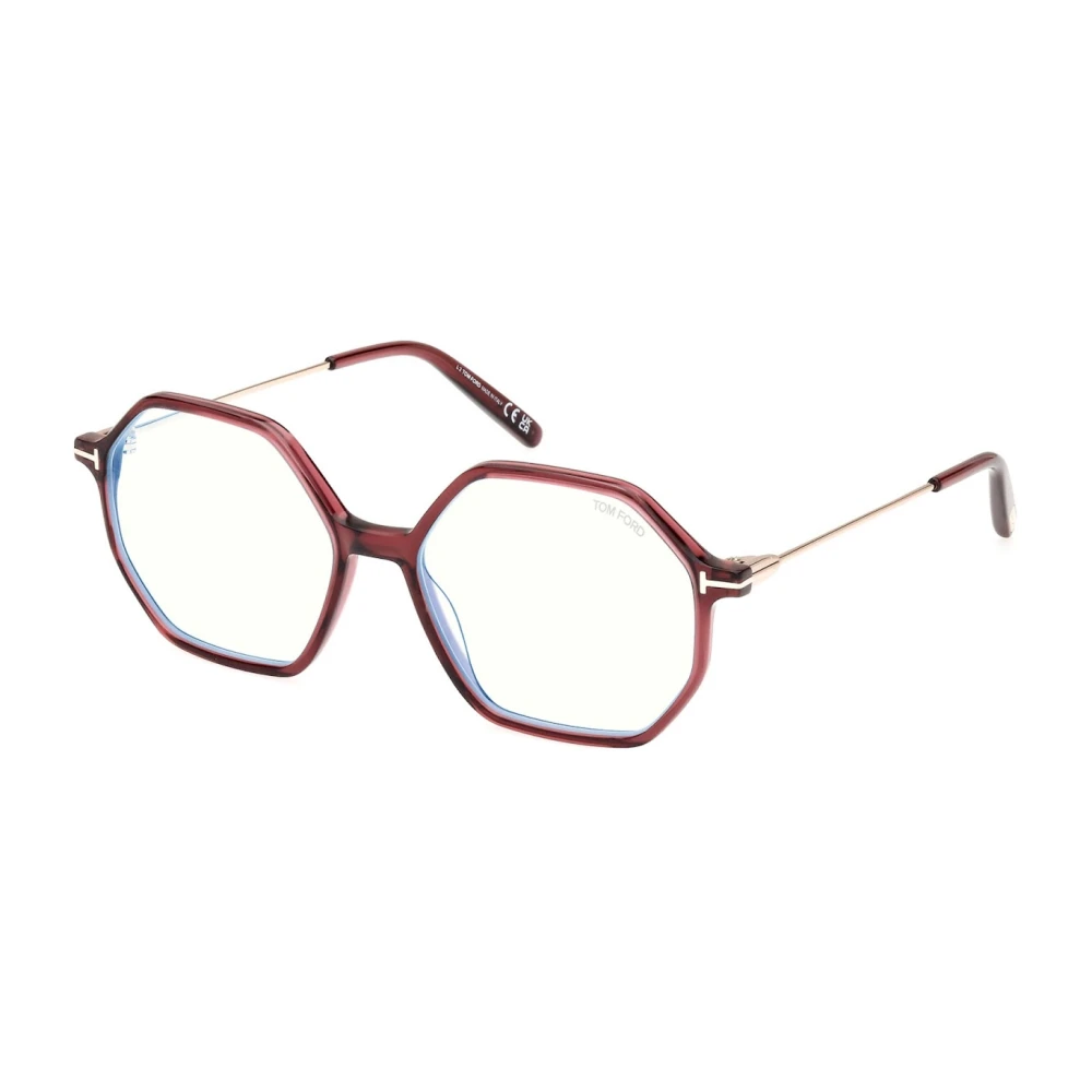 Tom Ford Red Glasses, Unisex, 54 Mm, Optical Frame