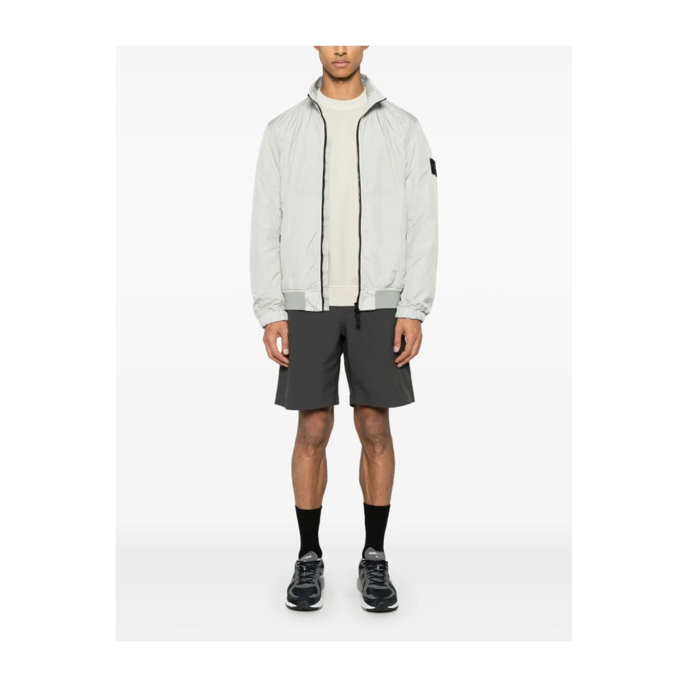 Stone Island Grijze Jassen voor Moderne Man Gray Heren