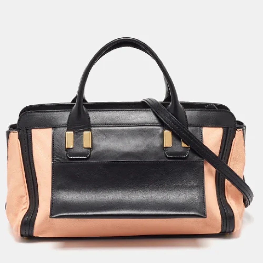Chloé Pre-owned Leather handbags Orange Dames