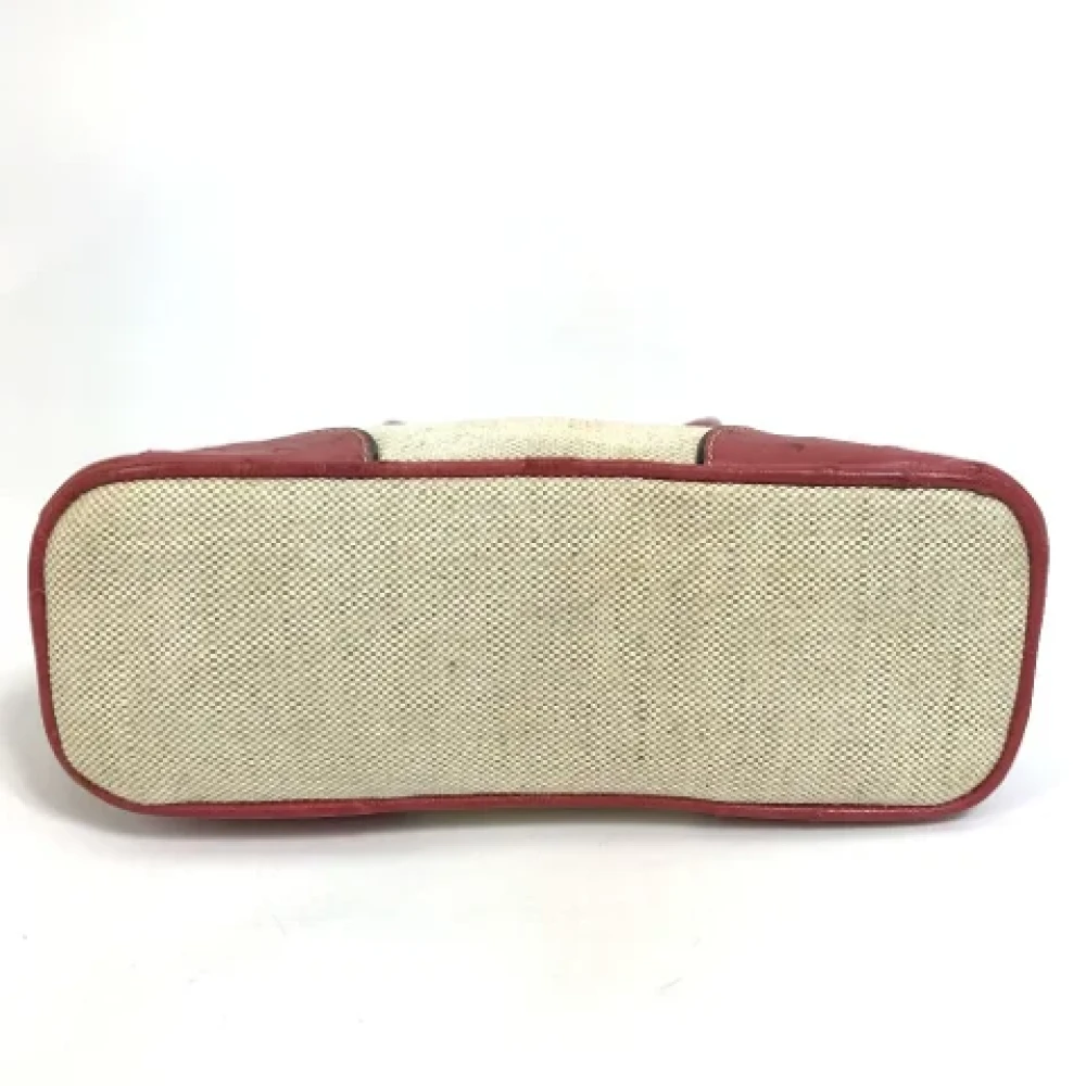 Prada Vintage Pre-owned Fabric prada-bags Beige Dames