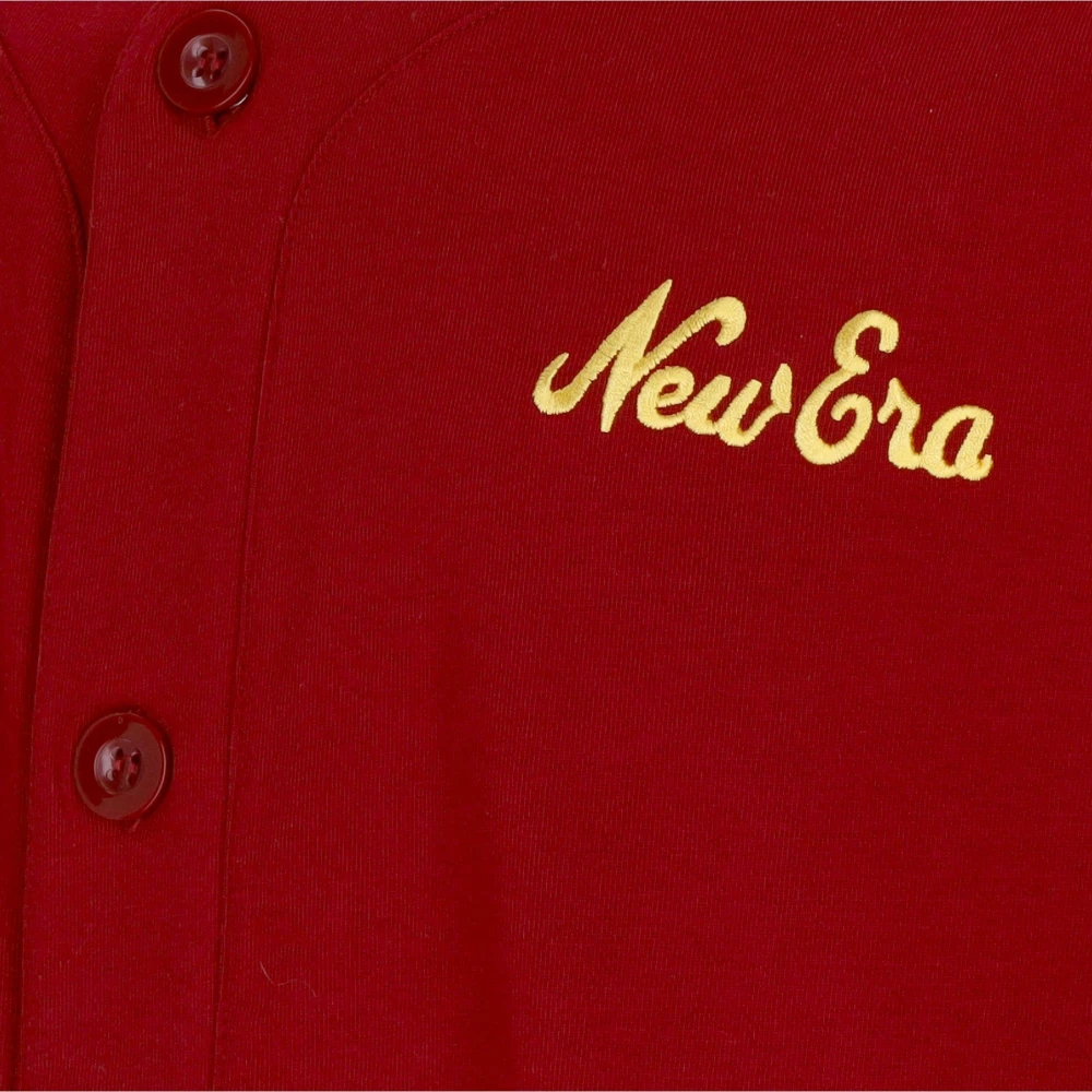new era Premium Jersey Baseball Tuniek Rood Geel Red Heren