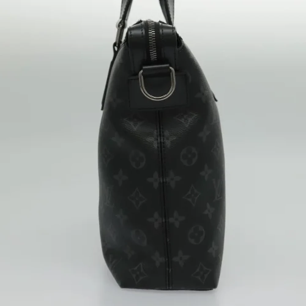 Louis Vuitton Vintage Pre-owned Canvas briefcases Black Dames